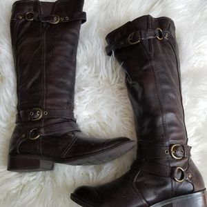 Brown Flat Boots